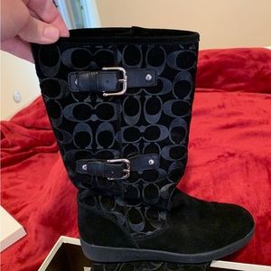 Coach Suede Boots in a very good condition